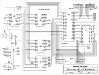 Busicom 141-PF Replica schematics 1 of 5