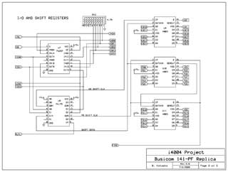 Busicom 141-PF Replica schematics 2 of 5