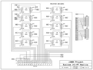 Busicom 141-PF Replica schematics 3 of 5