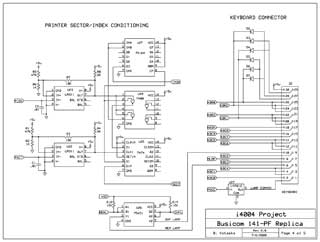 Busicom 141-PF Replica schematics 4 of 5