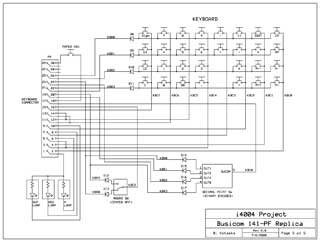 Busicom 141-PF Replica schematics 5 of 5